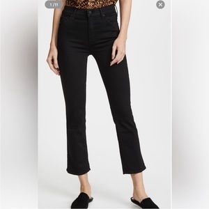 MOTHER Denim Insider Crop in Color Not Guilty